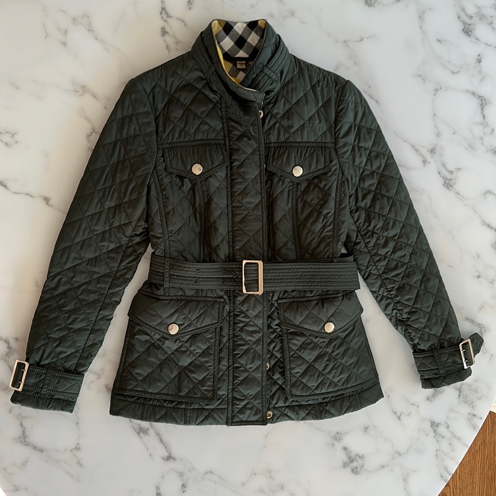Burberry quilted jacket